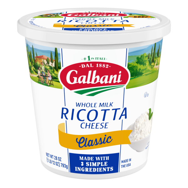 slide 1 of 1, Galbani Whole Milk Ricotta Classic Cheese, 28 oz
