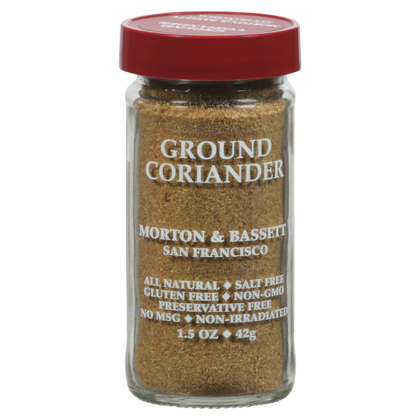 slide 1 of 1, Morton & Bassett Spices Coriander, Ground, 1.5 oz