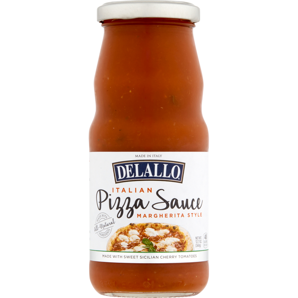 slide 1 of 1, DeLallo Pizza Sauce, Margherita Style, Italian, 12.7 oz