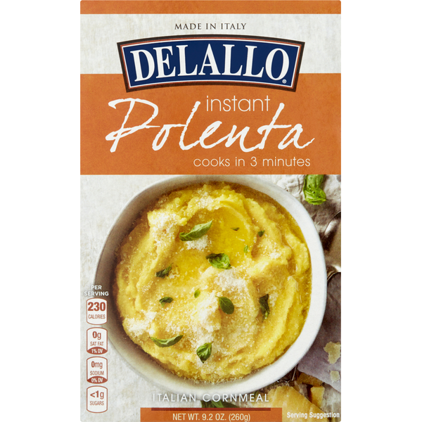slide 1 of 1, DeLallo Polenta, Instant, Italian Cornmeal, 9.2 oz