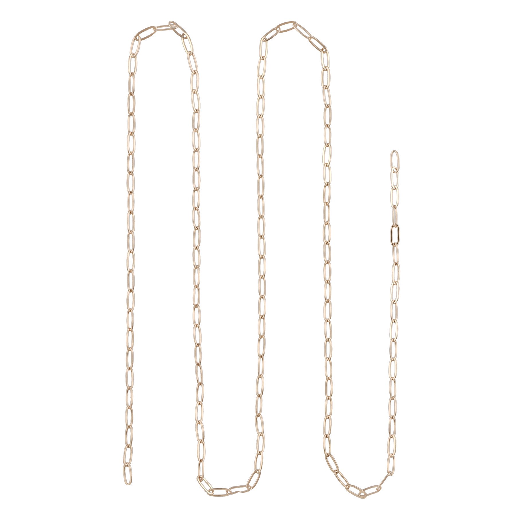 slide 2 of 2, 36" Paperclip Necklace Chain By Bead Landing, 36 in