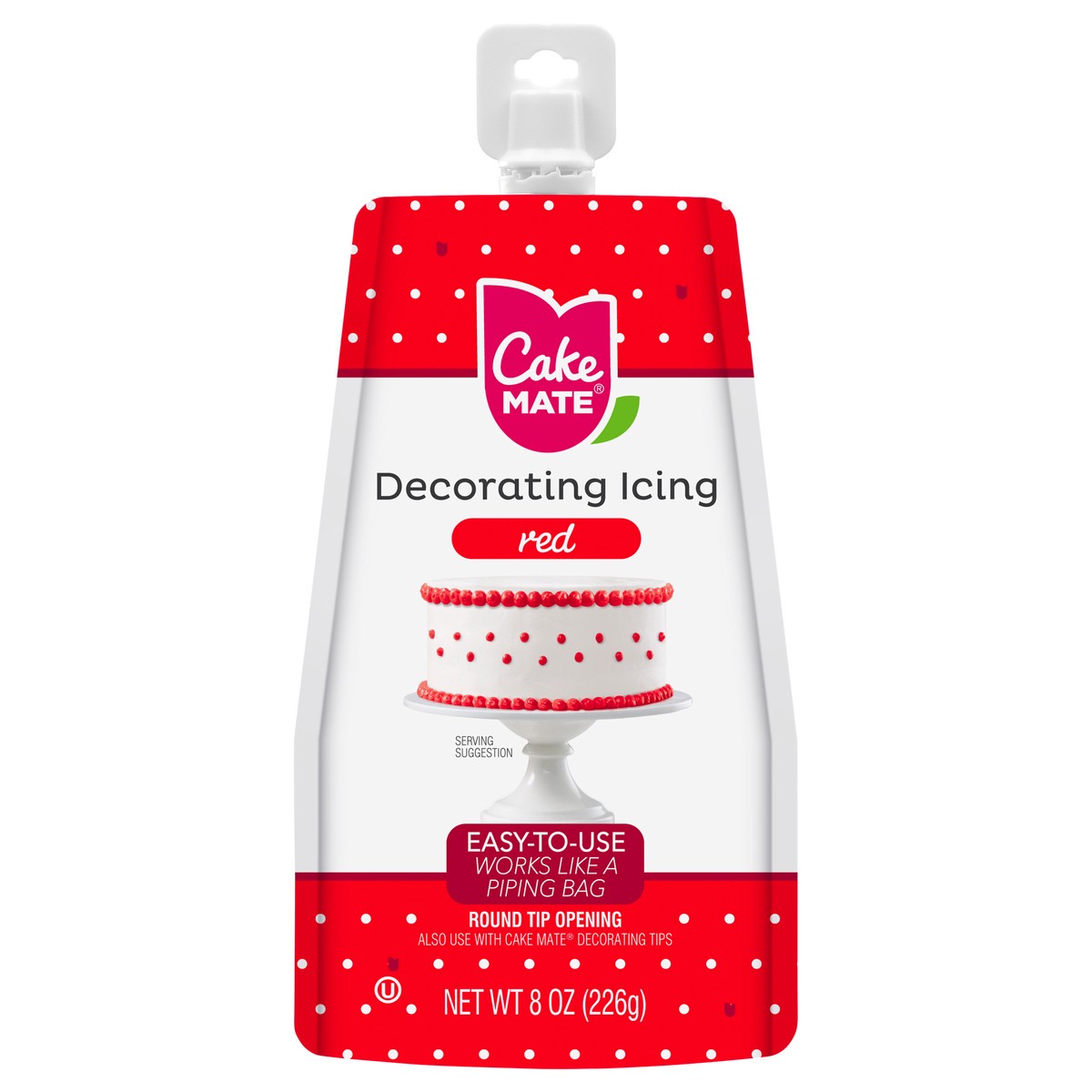 slide 1 of 10, Cake Mate Red Decorating Icing, 8 oz