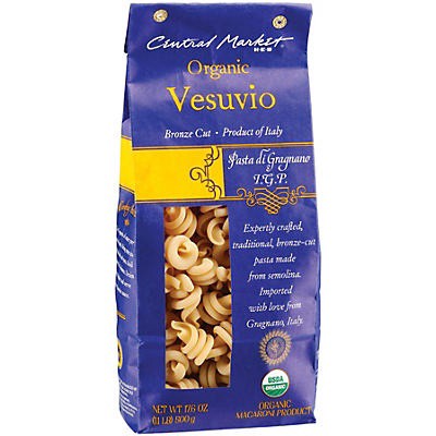 slide 1 of 1, Central Market Organic Vesuvio Bronze Cut Pasta, 17.6 oz