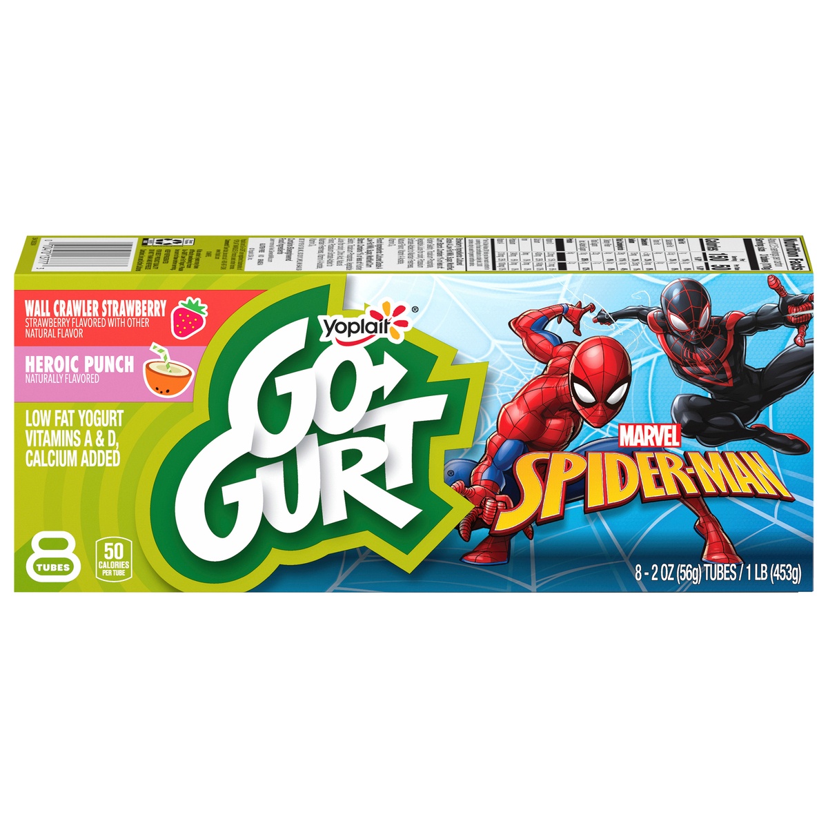 slide 1 of 1, Yoplait Go-Gurt, Low Fat Yogurt, Marvel Avengers Variety Pack, 16 oz, 8 ct; 2 oz