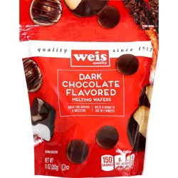 Weis Quality Dark Chocolate Wafers