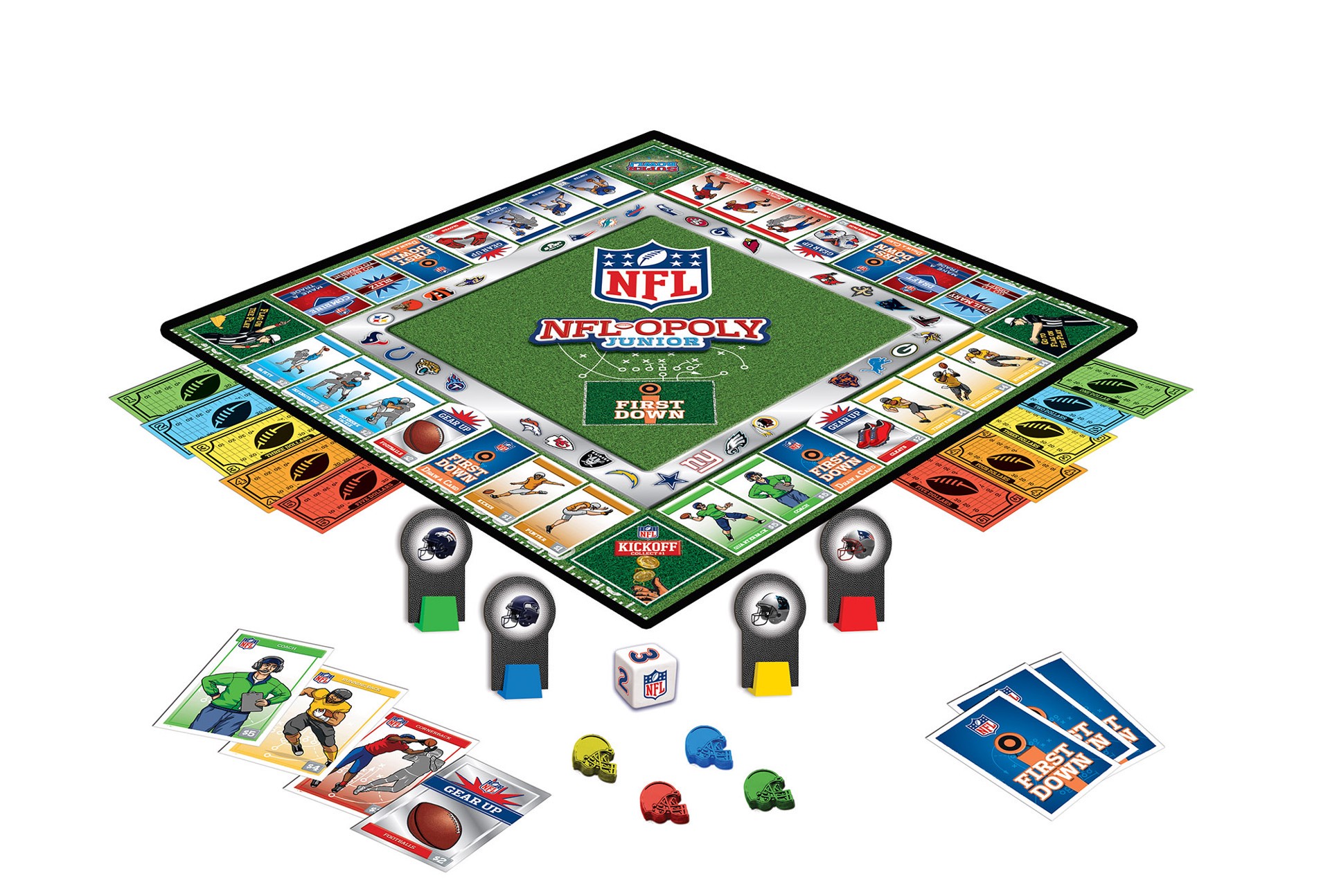 slide 2 of 5, NFL NFL-Opoly Junior Board Game, 1 ct