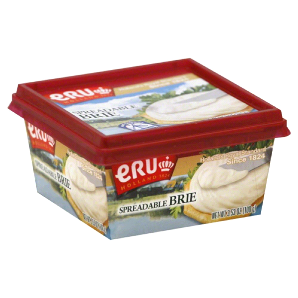 slide 1 of 1, Eru Spreadable Cheese, Brie, 3.53 oz