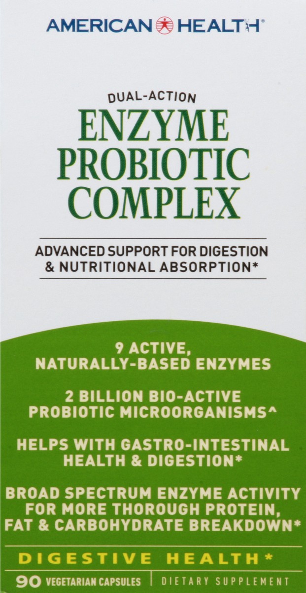 slide 8 of 13, American Health Enzyme Probiotic Complex 90 ea, 90 ct