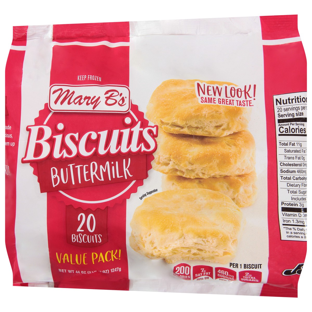 slide 4 of 9, Mary B's Buttermilk Biscuits Value Pack 20 ea, 20 ct