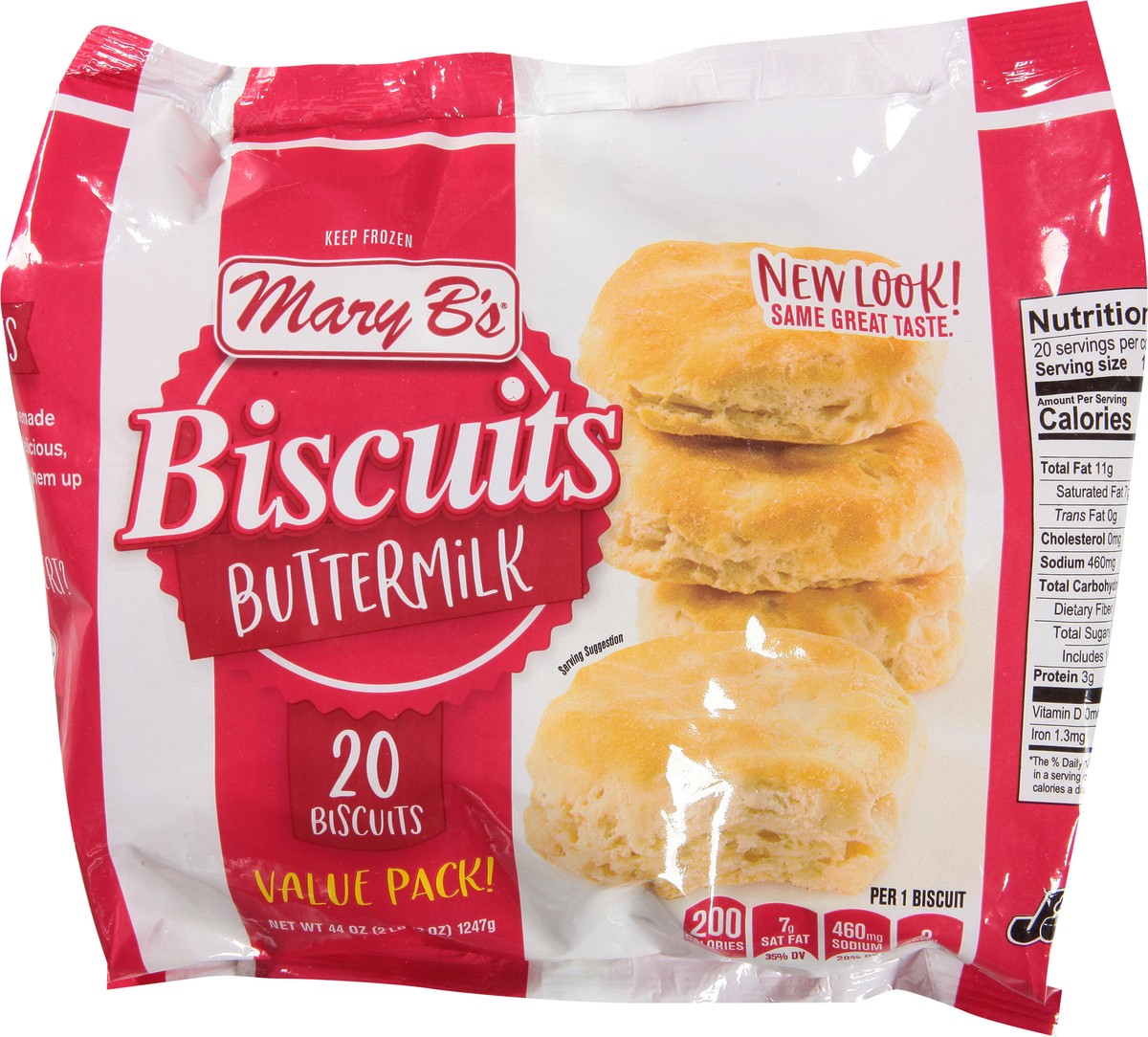 slide 6 of 9, Mary B's Buttermilk Biscuits Value Pack 20 ea, 20 ct