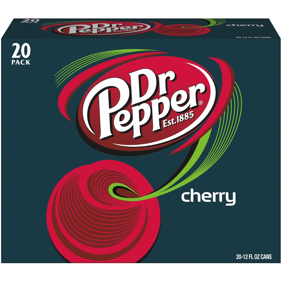 slide 2 of 4, Dr Pepper Cherry, 20 ct; 12 fl oz