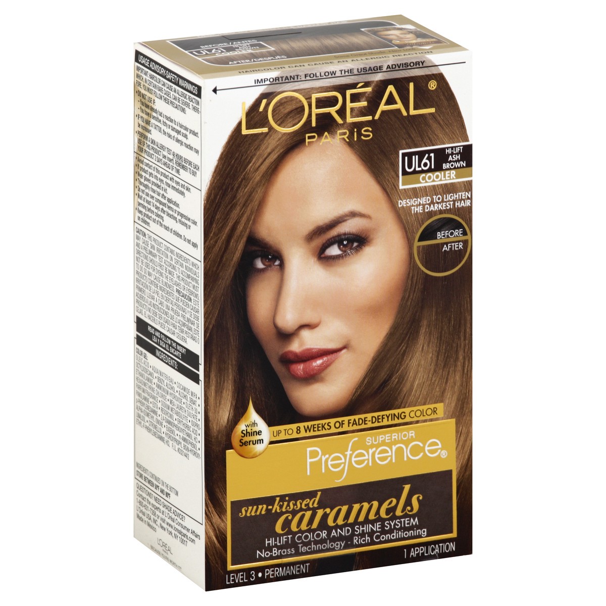 slide 3 of 5, L'Oréal Hair Color - UL61 Hi-Lift Ash Brown, 1 ct