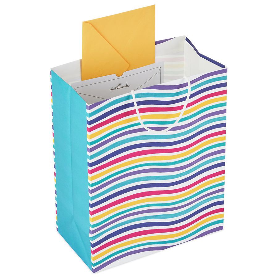 slide 5 of 5, Hallmark Gift Bag (Happy Waves) Large, 1 ct