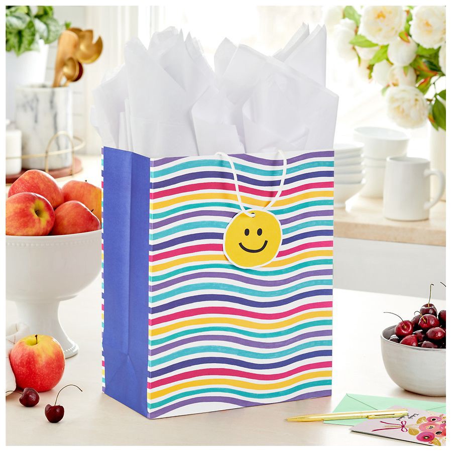 slide 3 of 5, Hallmark Gift Bag (Happy Waves) Large, 1 ct