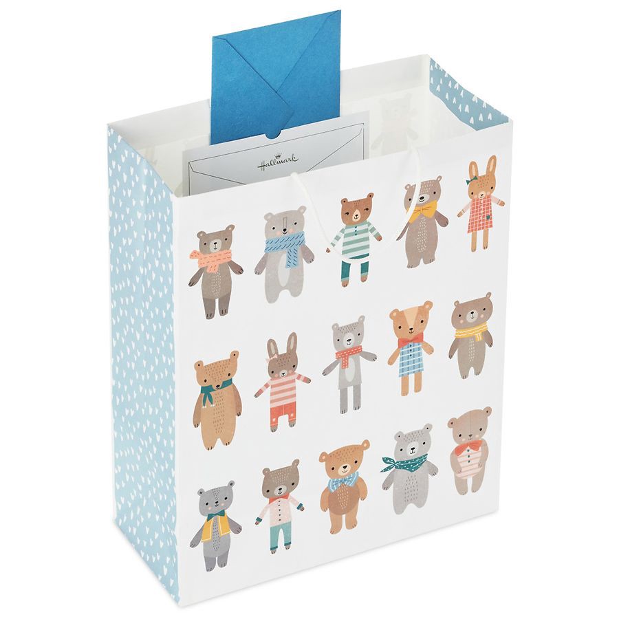 slide 4 of 5, Hallmark Gift Bag (Dapper Bears and Bunnies) Extra-Large, 1 ct