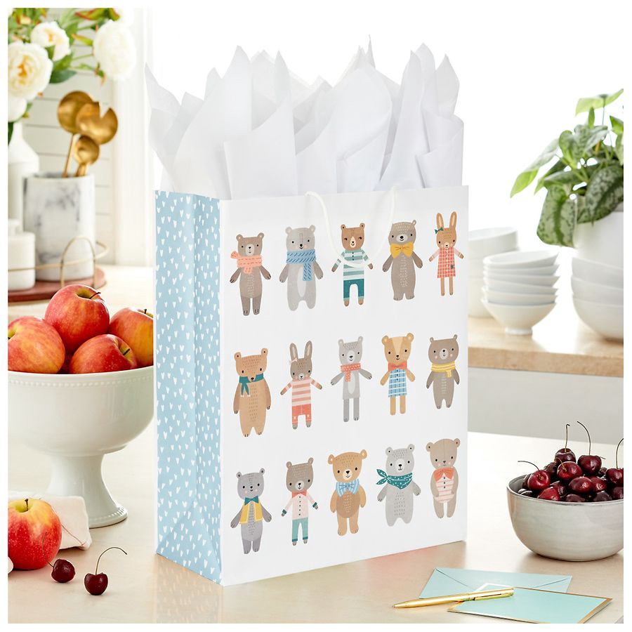 slide 2 of 5, Hallmark Gift Bag (Dapper Bears and Bunnies) Extra-Large, 1 ct
