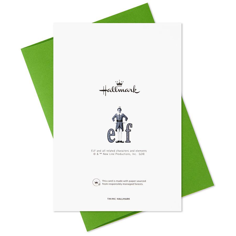 slide 2 of 5, Hallmark Buddy the Elf Boxed Christmas Cards, Greatest Day, 1 ct