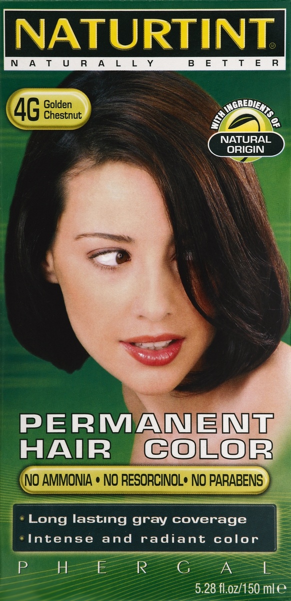 slide 4 of 4, Naturtint Permanent Hair Color - Golden Chestnut 4G, 5.28 fl oz