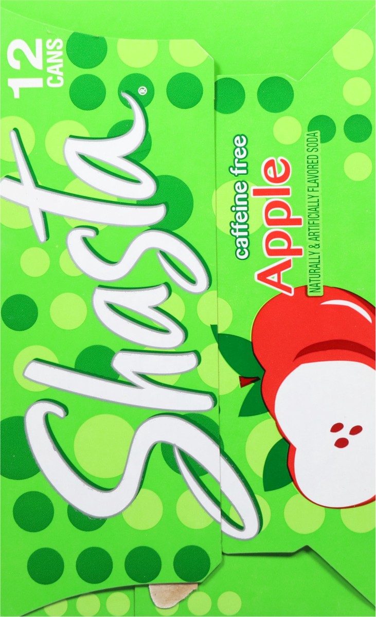 slide 4 of 13, Shasta Caffeine Free Apple Soda 12 - 12 fl oz Cans, 12 ct