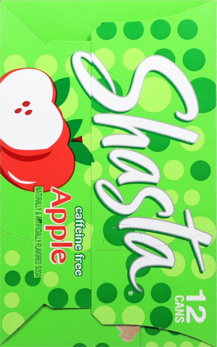 slide 6 of 13, Shasta Caffeine Free Apple Soda 12 - 12 fl oz Cans, 12 ct