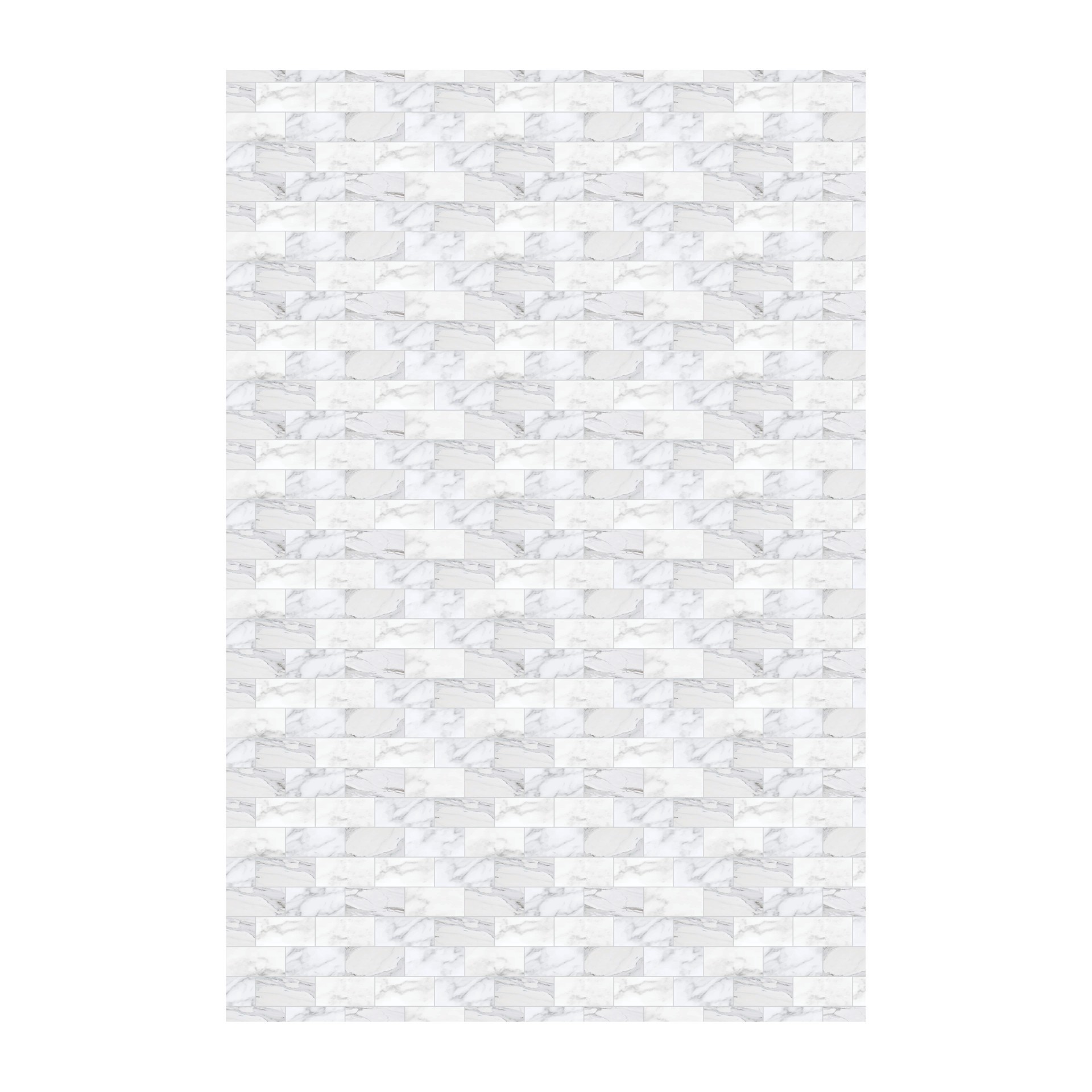 slide 2 of 2, Mini Faux Marble Tile Floor & Wall Covering By Make Market, 11.5 in x 17 in