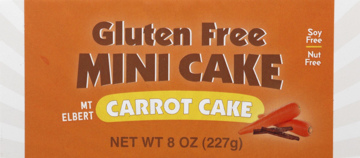 slide 9 of 9, Yum Bana Gluten Free Mt Elbert Carrot Cake Mini Cake 8 oz, 8 oz