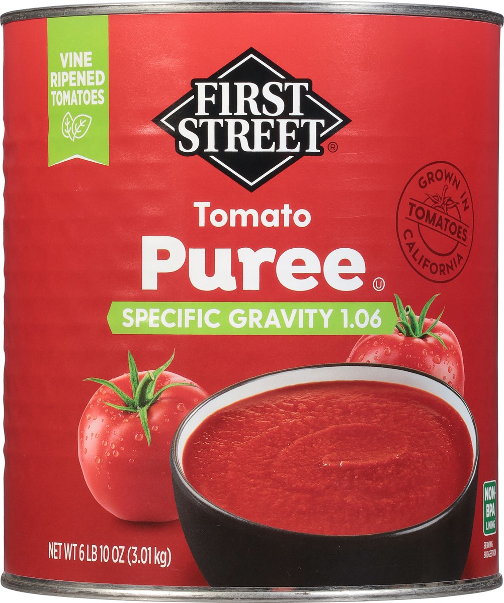 slide 13 of 14, Cb02 First Street Tomato Puree, 106 oz