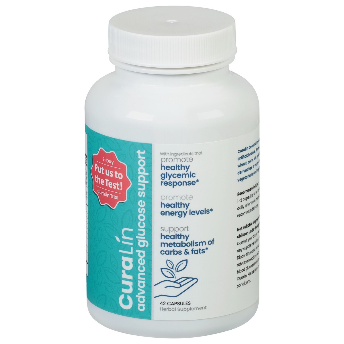 slide 2 of 9, CuraLin Advanced Glucose Support 42 Capsules, 42 ct