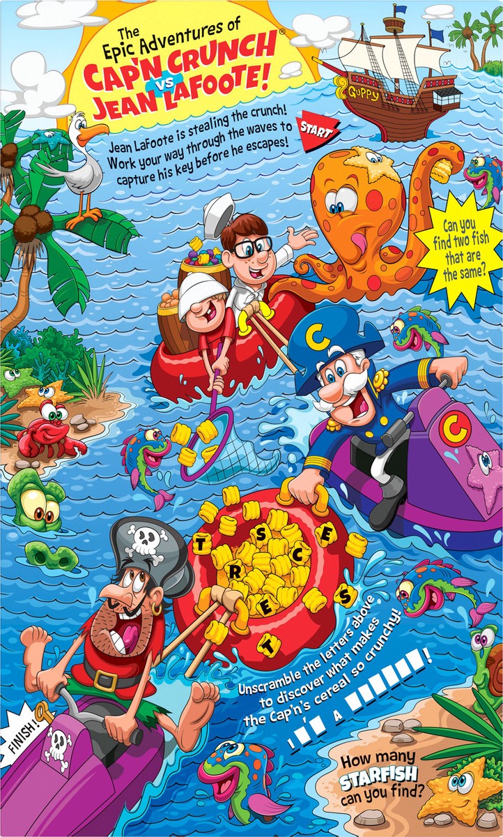 slide 3 of 6, Cap'n Crunch Regular Cereal, 18 oz