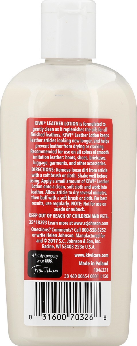 slide 9 of 9, KIWI Leather Lotion, 5 fl oz, 5 oz