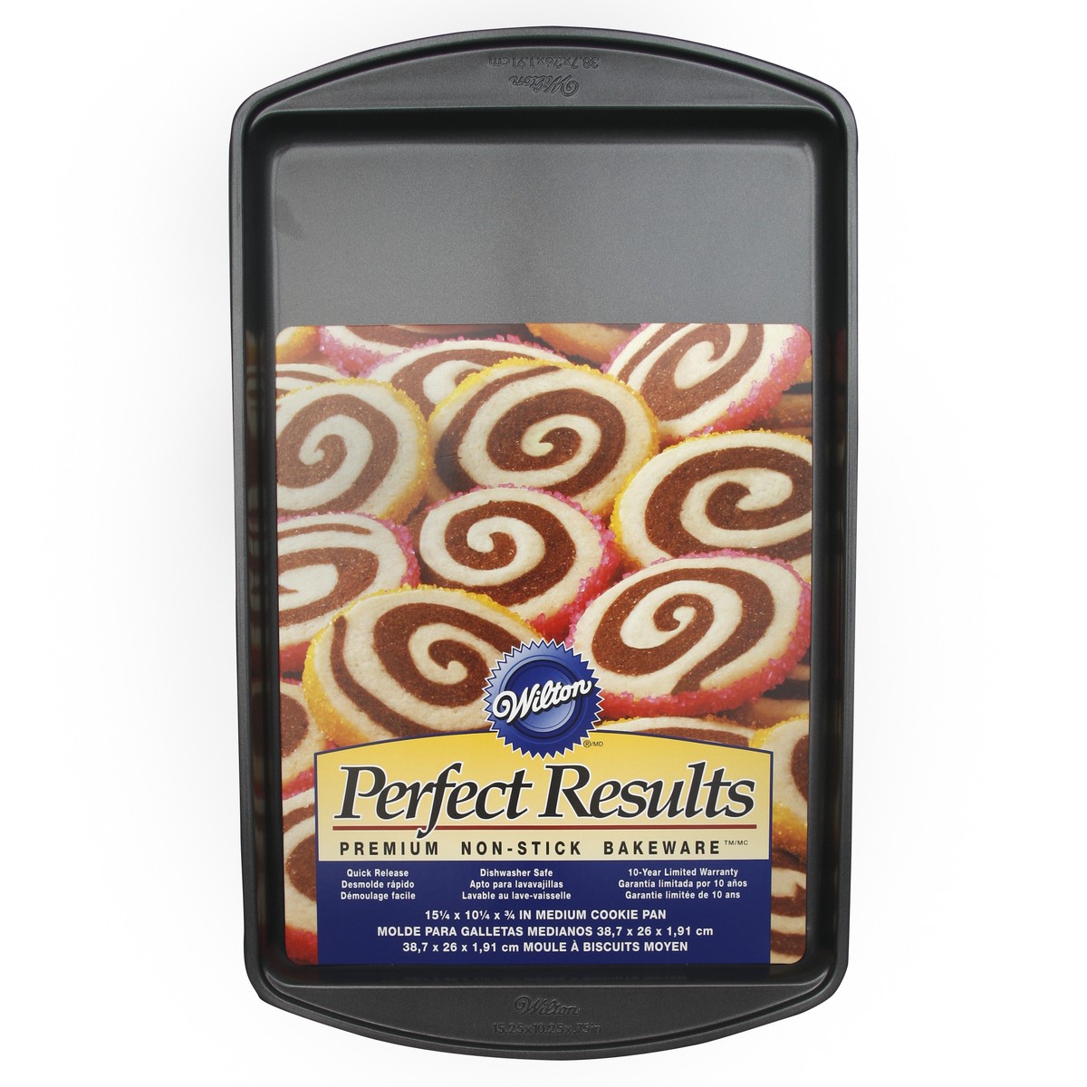 slide 2 of 3, Wilton Perfect Results Non-Stick Medium Cookie Pan, 1 ct