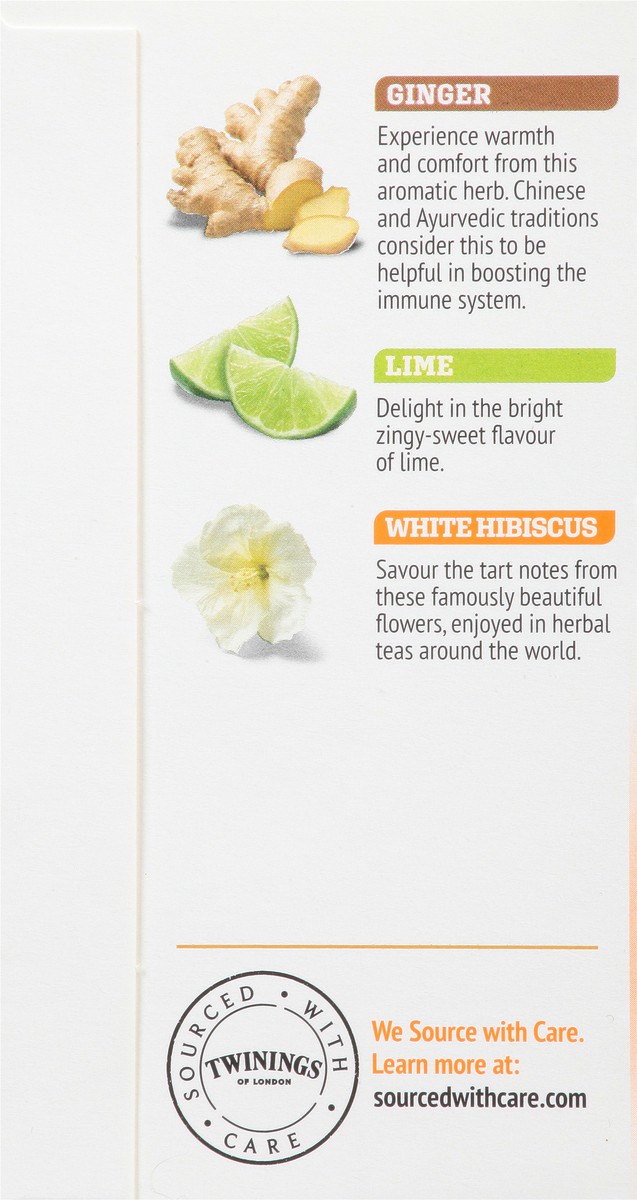 slide 7 of 9, Twinings Lime & Ginger Protect Tea, 18 ct