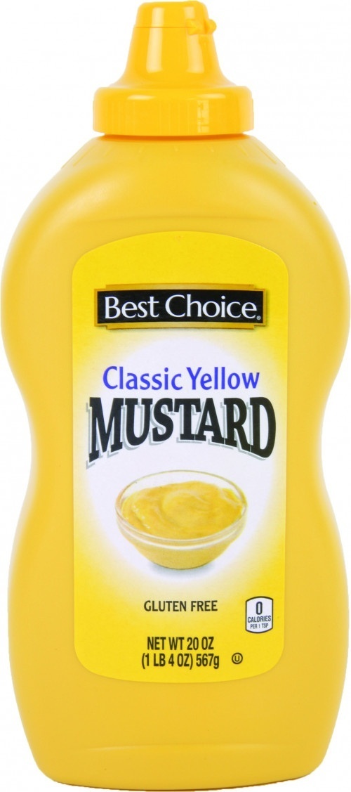 slide 1 of 1, Best Choice Squeezable Mustard, 20 oz