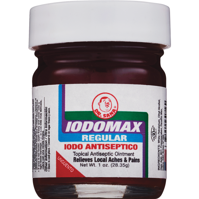 slide 1 of 1, Dr. Sana Iodomax Antiseptico (Iodine Antiseptic Ointment), 1 oz