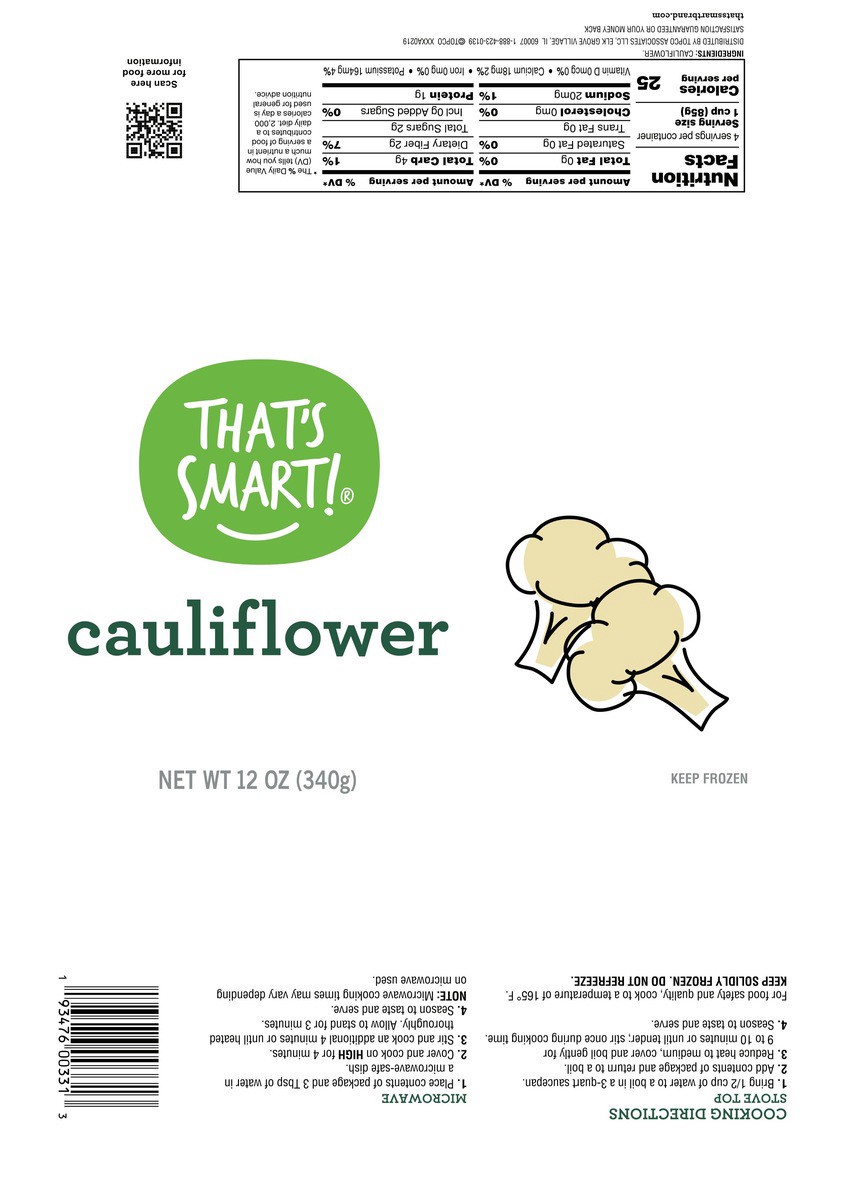 slide 6 of 14, That's Smart! Cauliflower, 12 oz