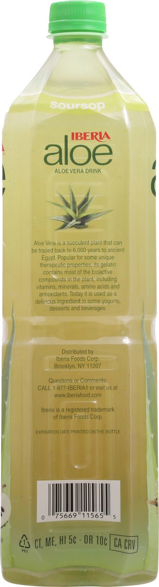 slide 3 of 12, Iberia Soursop Aloe Vera Drink with Pure Aloe Pulp - 50.8 fl oz, 50.8 fl oz