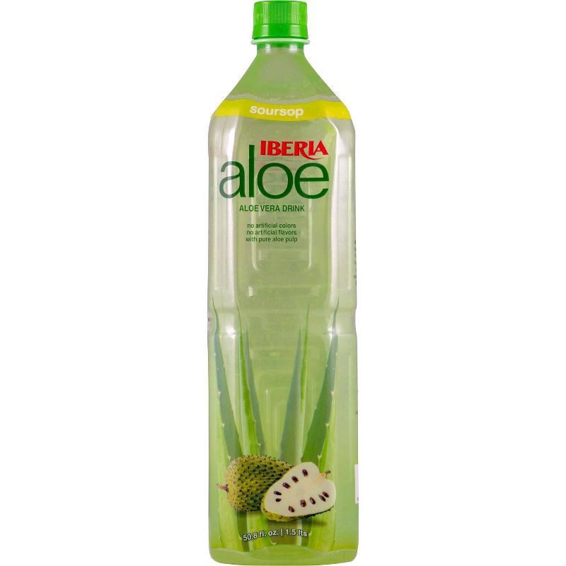 slide 1 of 12, Iberia Soursop Aloe Vera Drink with Pure Aloe Pulp - 50.8 fl oz, 50.8 fl oz