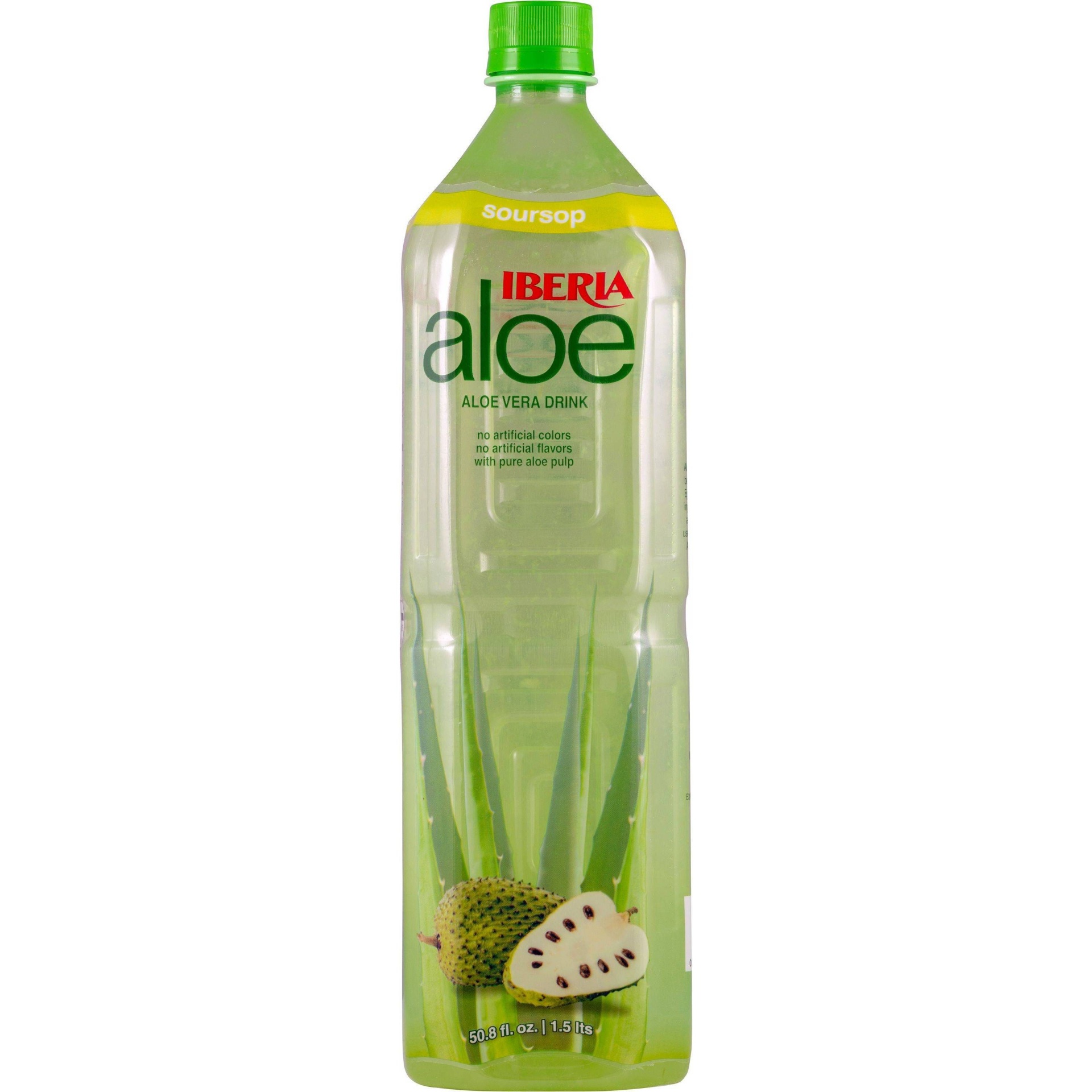 slide 1 of 1, Iberia Soursop Aloe Vera Drink 50.8 fl oz Bottle, 