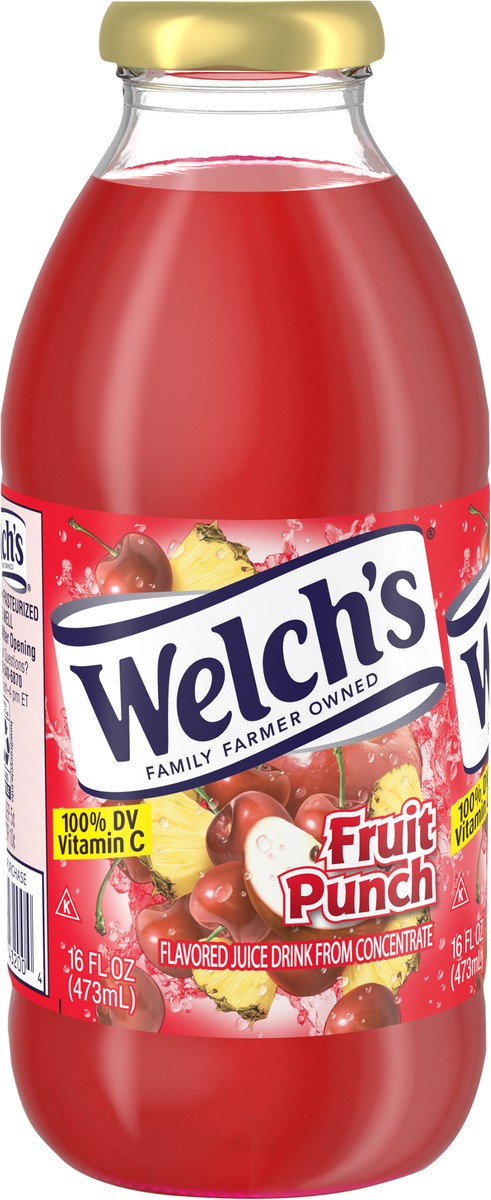 slide 3 of 5, Welch's Fruit Punch Juice Drink, 16 fl oz On-the-Go Bottle, 16 fl oz