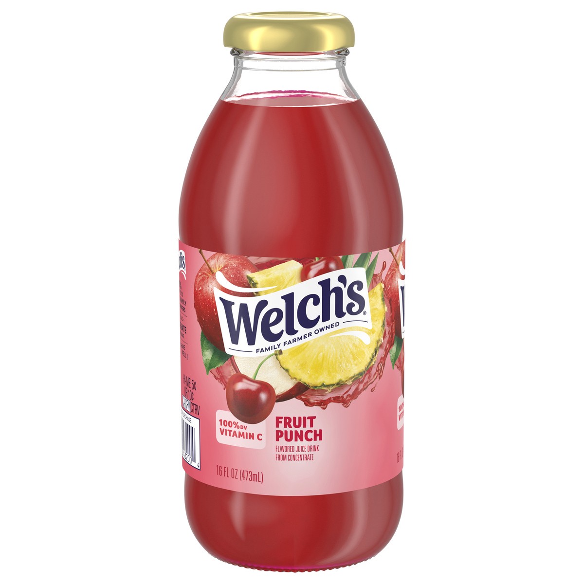 slide 1 of 5, Welch's Fruit Punch Juice Drink, 16 fl oz On-the-Go Bottle, 16 fl oz