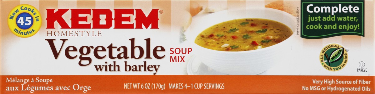 slide 4 of 5, Kedem Vegetable Soup Mix, 6 oz