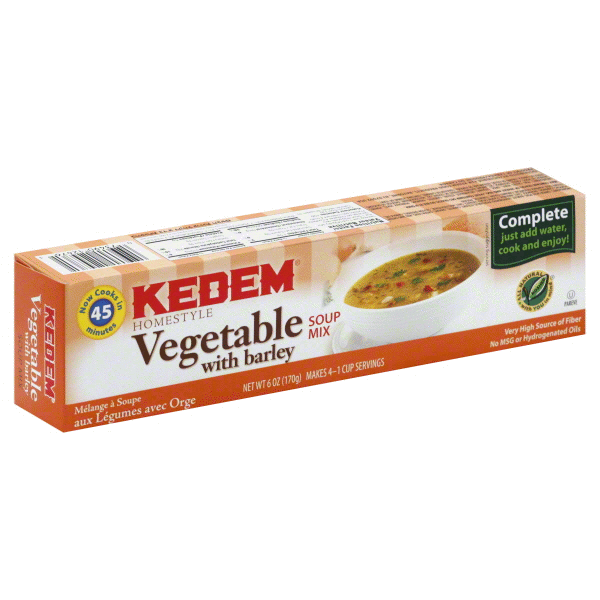 slide 1 of 5, Kedem Vegetable Soup Mix, 6 oz