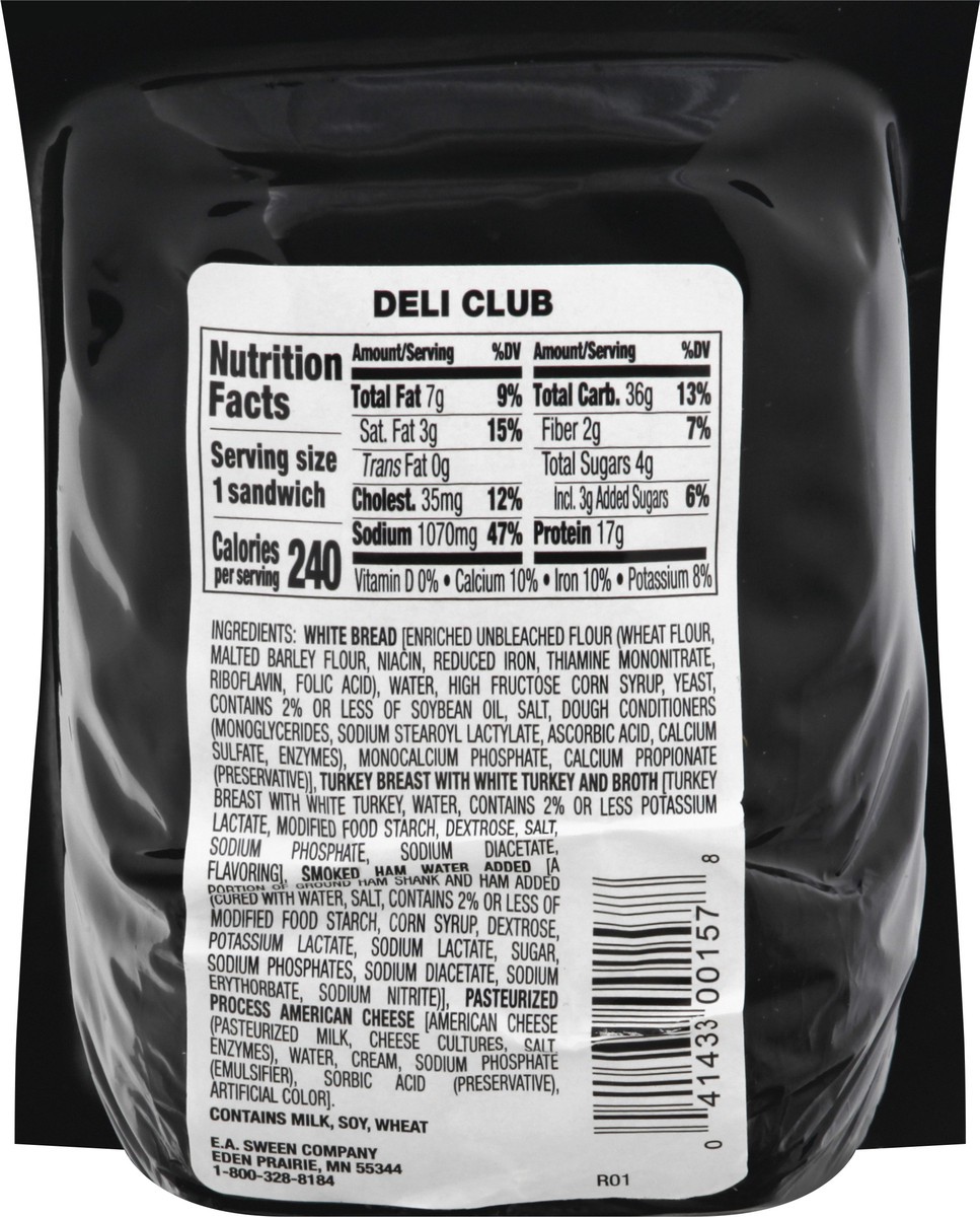 slide 11 of 13, Deli Express Sandwich Deli Club 4.4 Oz, 4.4 oz