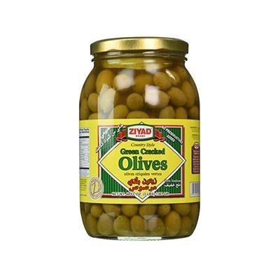 slide 1 of 1, Ziyad Green Balady Olives, 48 oz