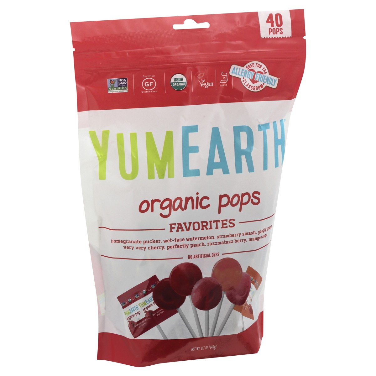 slide 9 of 9, YumEarthOrganic Pops, 8.5 oz