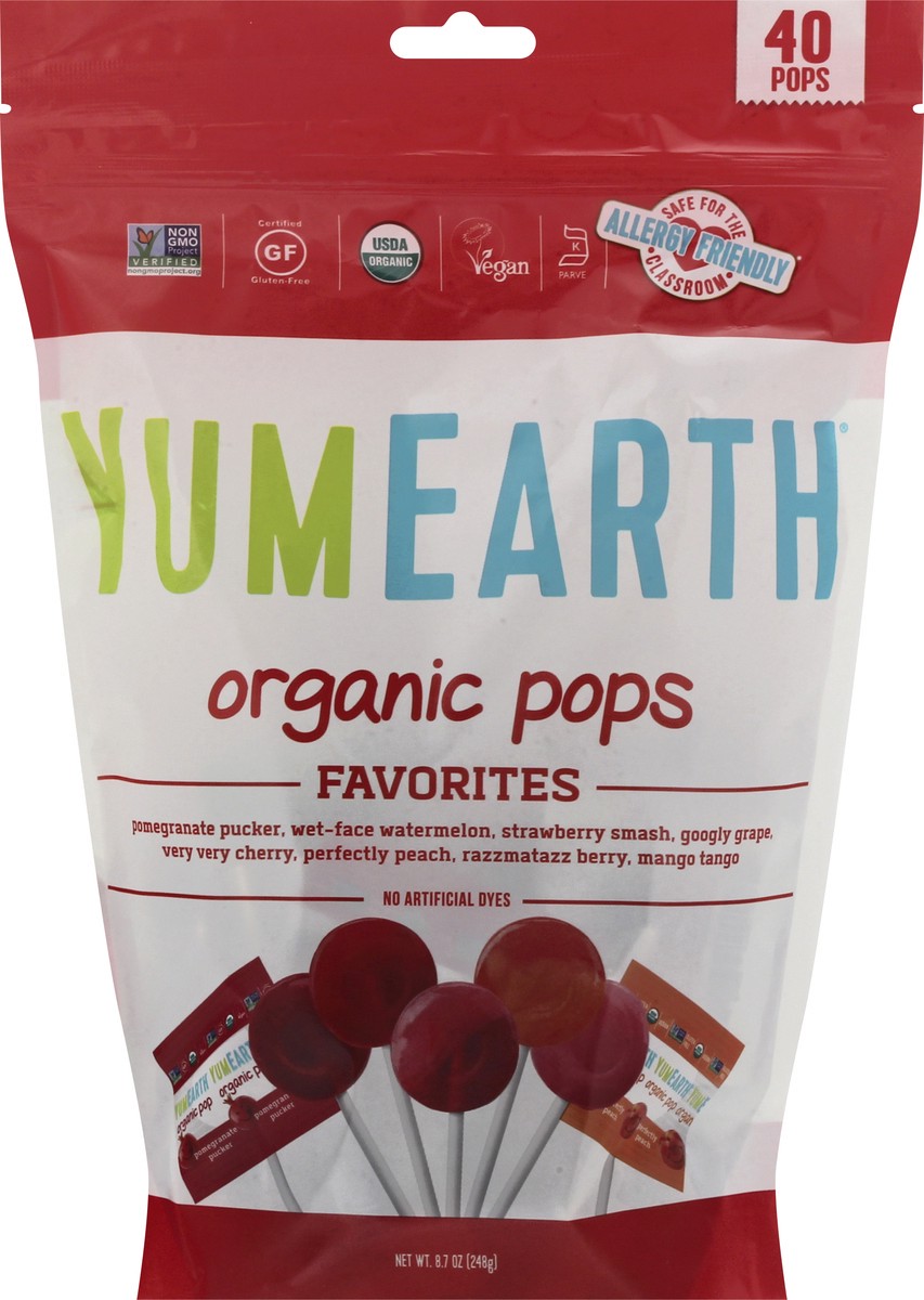 slide 6 of 9, YumEarthOrganic Pops, 8.5 oz