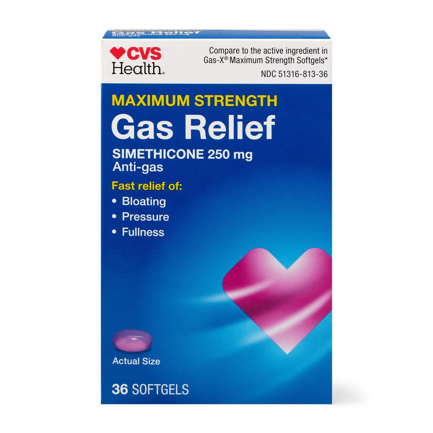 slide 1 of 4, Cvs Gas Relief Liquid Gels, 36 Ct, 36 ct