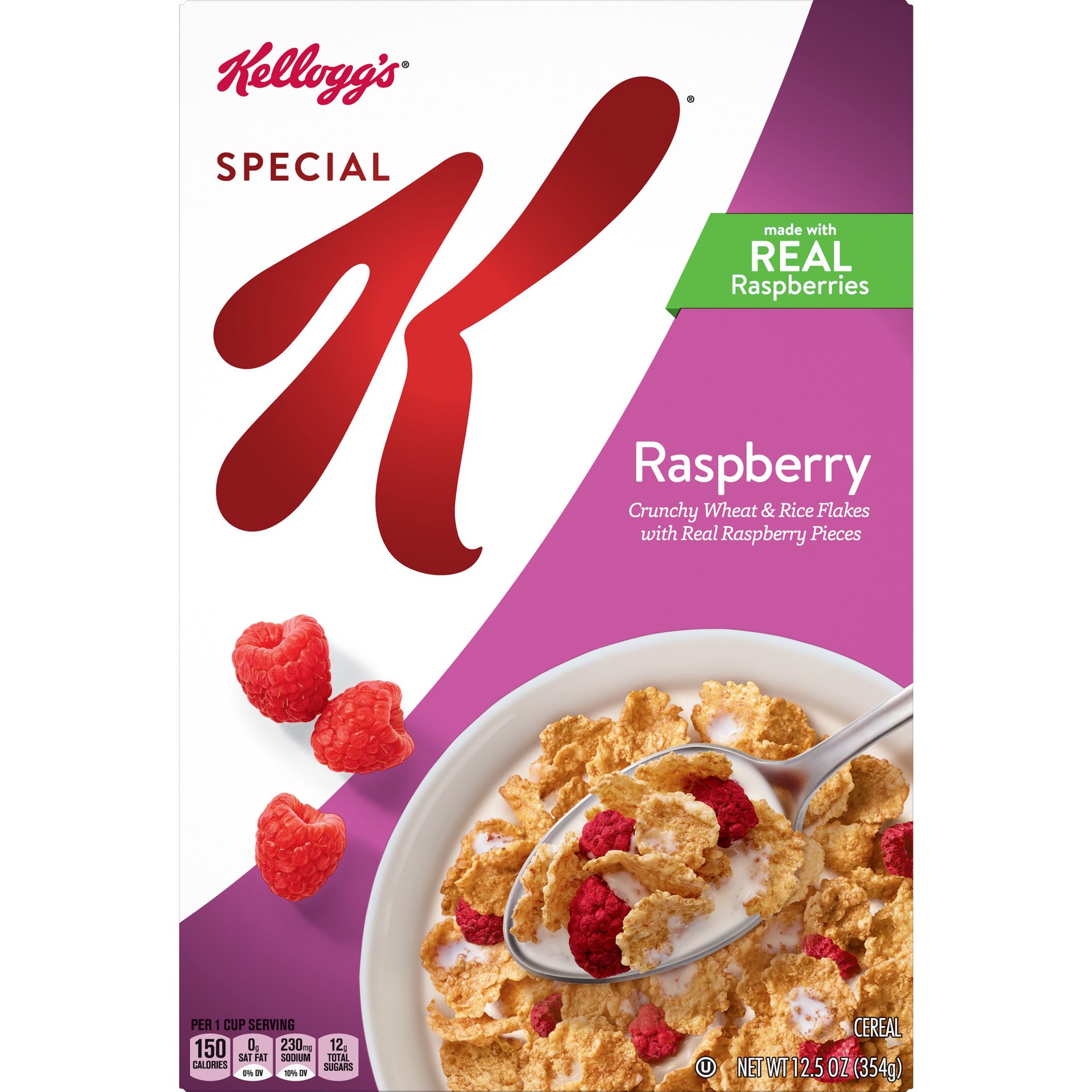 slide 4 of 5, Special K Kellogg's Special K Breakfast Cereal, Raspberry, 12.5 oz, 12.5 oz