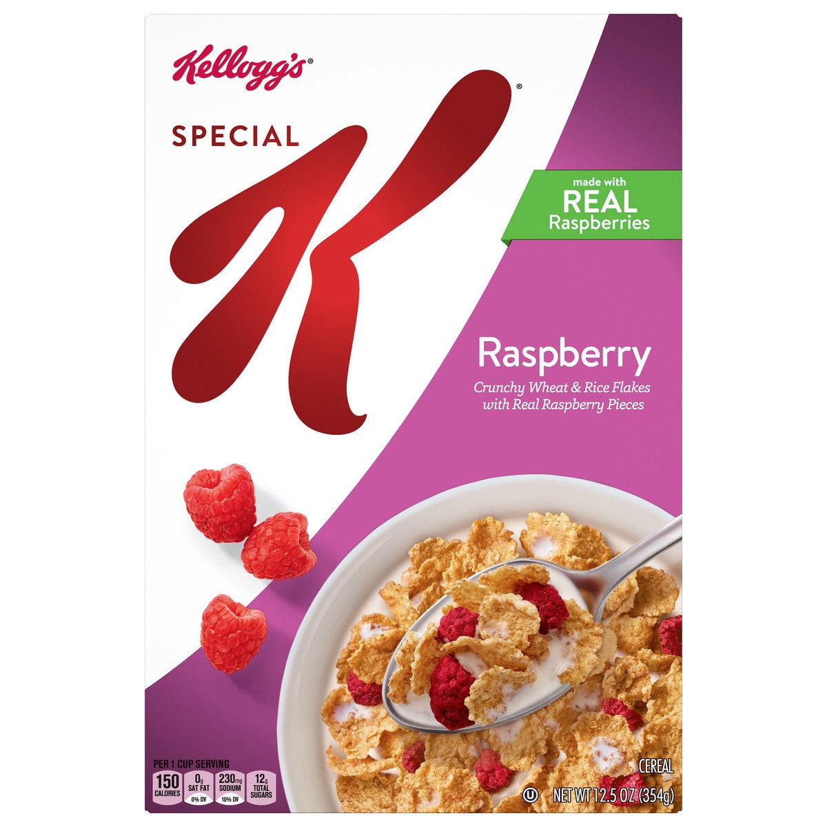 slide 1 of 5, Special K Kellogg's Special K Breakfast Cereal, Raspberry, 12.5 oz, 12.5 oz