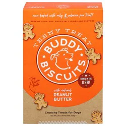 Buddy Biscuits Crunchy with Natural Peanut Butter Treats for Dogs 8 oz
